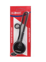 STYLO À BILLE DE BUREAU AVEC CHAINE GLOBOX NOIR