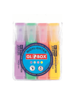SURLIGNEURS PASTEL GLOBOX POCHETTE DE 4