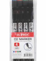 BLISTER DE 4 MARQUEURS 1 mm CD AVEC GOMME