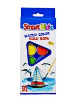 Peinture aquarelle 12 couleurs Smart Kids