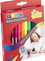 12 Feutres de Coloriage à Pointe Fine – Couleurs Assorties
