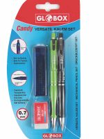 BLISTER 2 PORTE-MINES 0.7mm+Recharge+GOMME GLOBOX