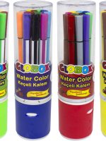 12 Feutres de Coloriage à Pointe Fine – Couleurs Assorties
