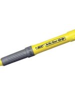 BOITE DE 12 SURLIGNEURS BIC BRITE GRIP JAUNE