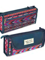 Trousse Scolaire Katacrak 2 fermetures Bleu