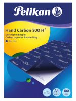 Pelikan Lot de 100 feuilles de papier carbone 50H Bleu A4