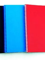 CAHIER SPIRALE 144 PAGES PETIT FORMAT ,COUVERTURE POLYPROPYLÈNE (PLASTIQUE)