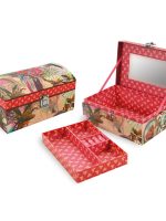 Boite à bijoux coffret 2 niveaux