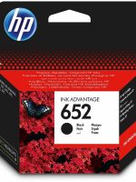 HP 652 Noir – Cartouche d’encre HP d’origine (F6V25AE)