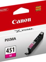 Canon CLI-451M Magenta – Cartouche d’encre Canon d’origine (6525B001AA)