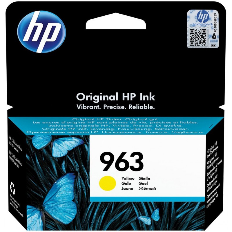HP 963 Jaune – Cartouche d’encre HP (3JA25AE)