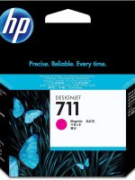 HP 711 Magenta – Cartouche d’encre HP d’origine (CZ131A)