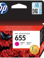 HP 655 Magenta – Cartouche d’encre HP d’origine (CZ111AE)