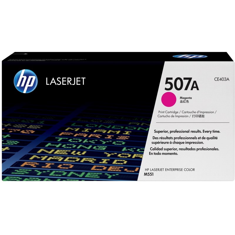 HP 507A Magenta (CE403A) – Toner HP LaserJet d’origine