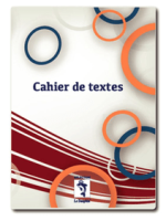 CAHIER DE TEXTES PETIT FORMAT 17X22 cm FRANCAIS ARABE
