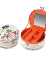 Boite à bijoux coffret 2 niveaux POUPEE CHIC COFFEE
