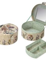 Boite à bijoux coffret 2 niveaux ROMANTICA