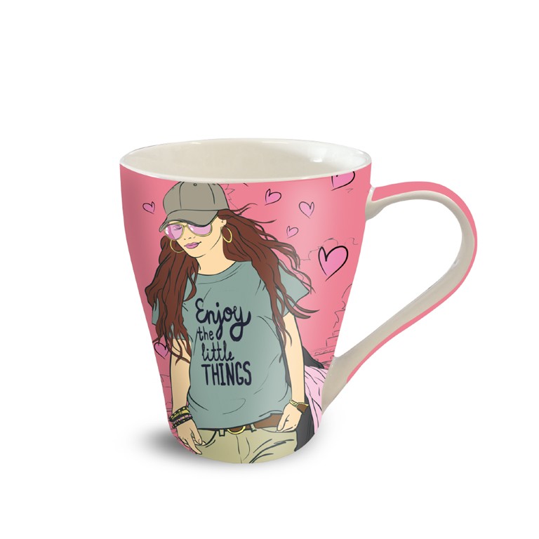 Mugs Fashion Girls en céramique Dans une boite