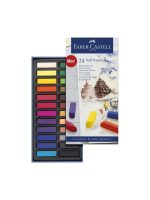 24 Pastels soft carres tendres FABER-CASTELL