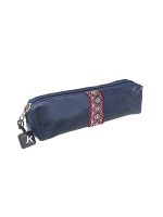 Trousse Scolaire Mini Katacrak Simili cuir Bleu