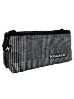 Trousse Scolaire double ouverture Katacrak Tartan Gris