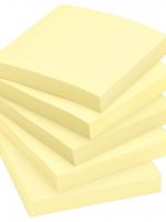 Paquet de 12 Memo sticker jaune,Dimensions 38x51mm