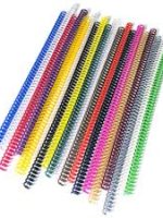 SPIRALE 12mm SIMPLE EN PVC COIL P/144 pcs TRANSPARENT