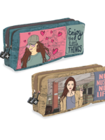 Trousse Scolaire double ouverture Katacrak Fashion girls