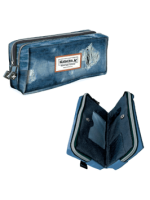 Trousse Scolaire double ouverture Katacrak Jeans